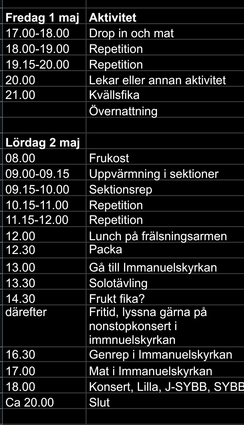 program Lilla Brassfestivalen 2026 i Jönköping